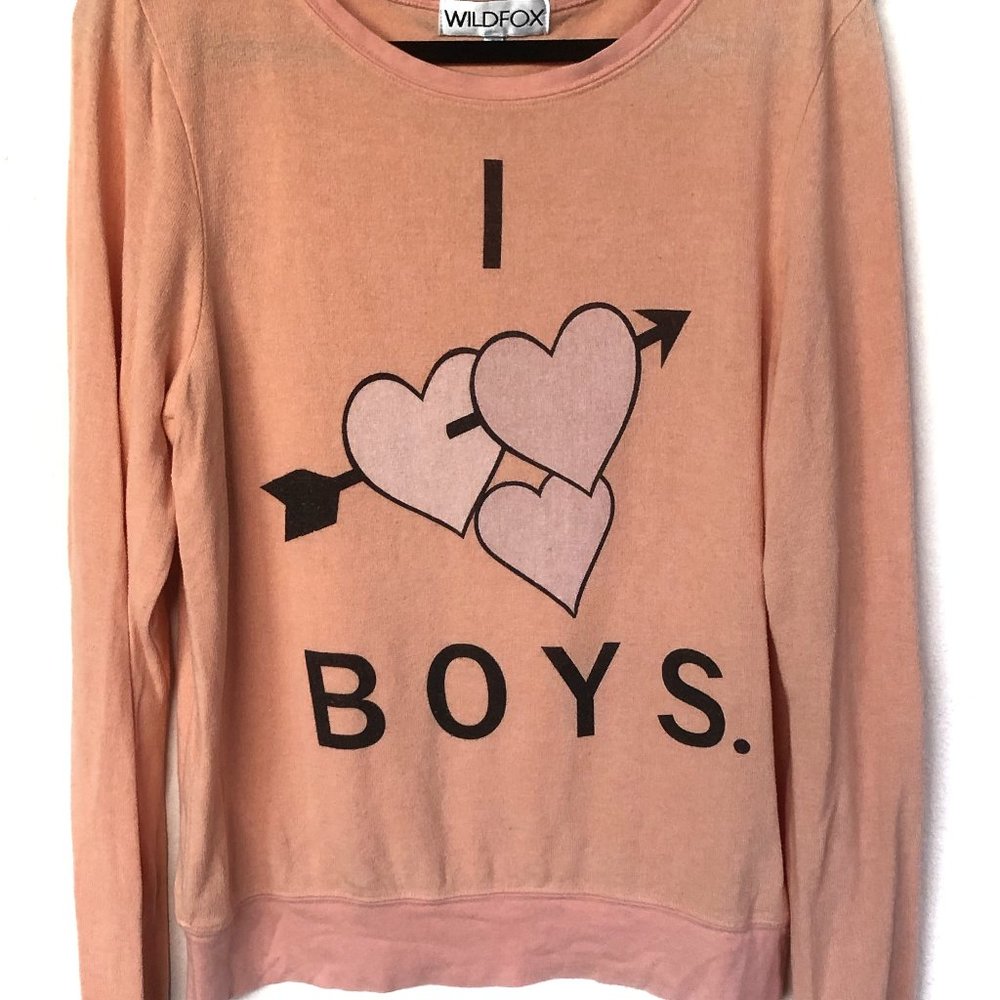 Wildfox I Love Boys Sweatshirt